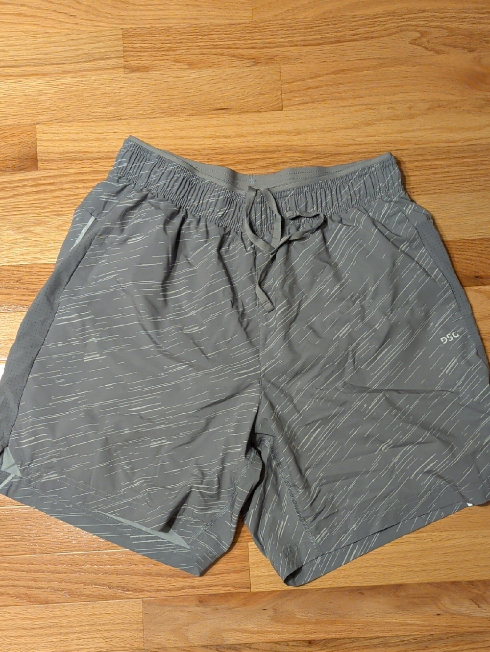 DSG Gray Athletic Shorts with Elastic Waist